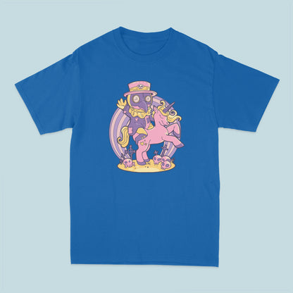 Cute Plague Doctor and Unicorn T-Shirt