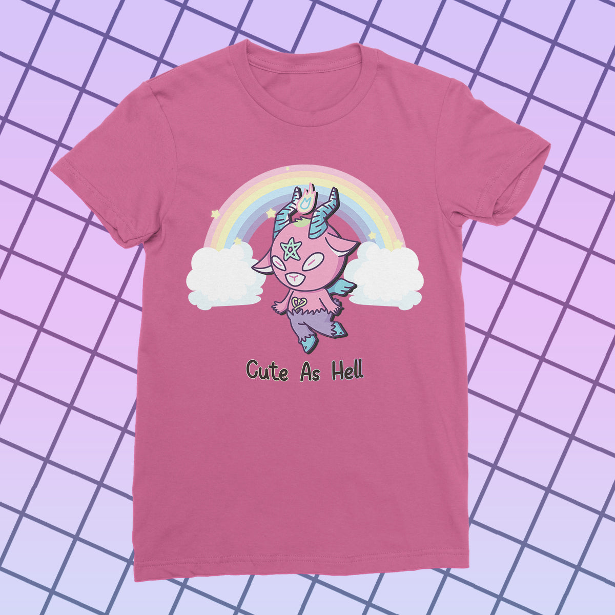 Cute As Hell Ladies Fit T-shirt