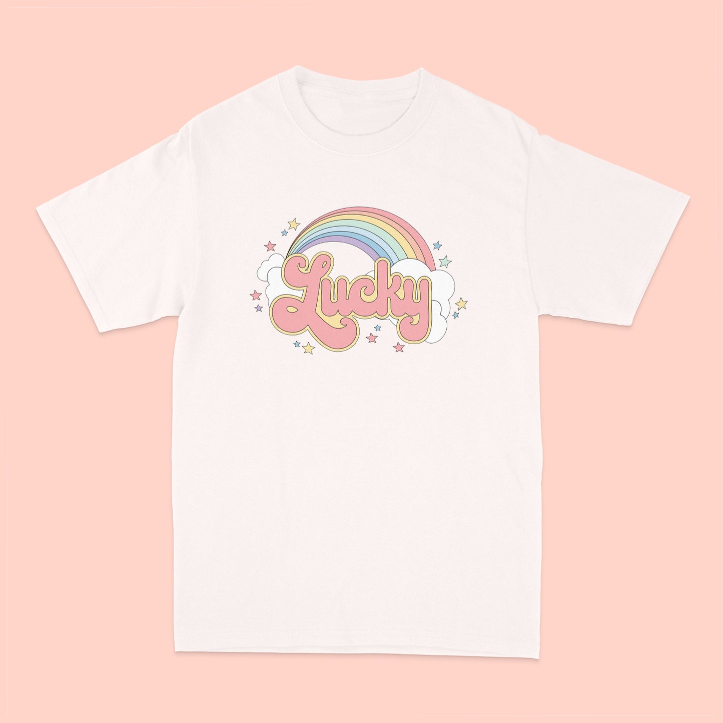 Retro Lucky Rainbow T-Shirt