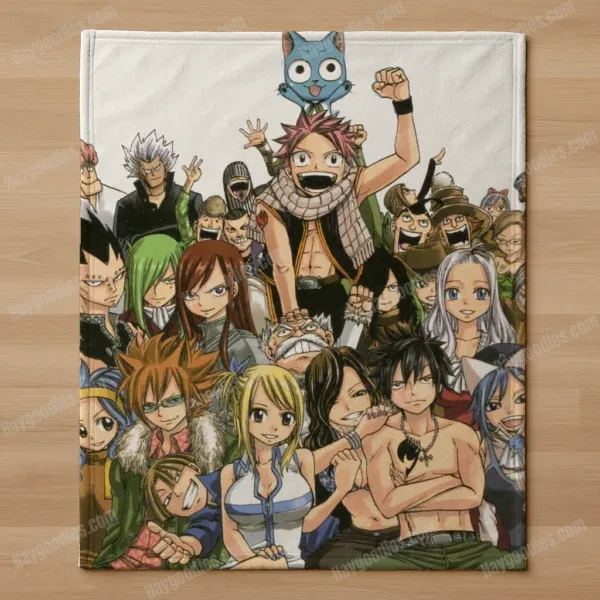 blanket-fairytail Fairy Tail Anime Fleece Blanket | Various Sizes