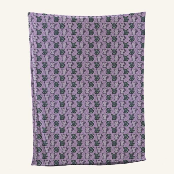 Eevee Evolution Fleece Blanket | 8-Bit Pixel Pokemon Anime Throw | Multiple Sizes