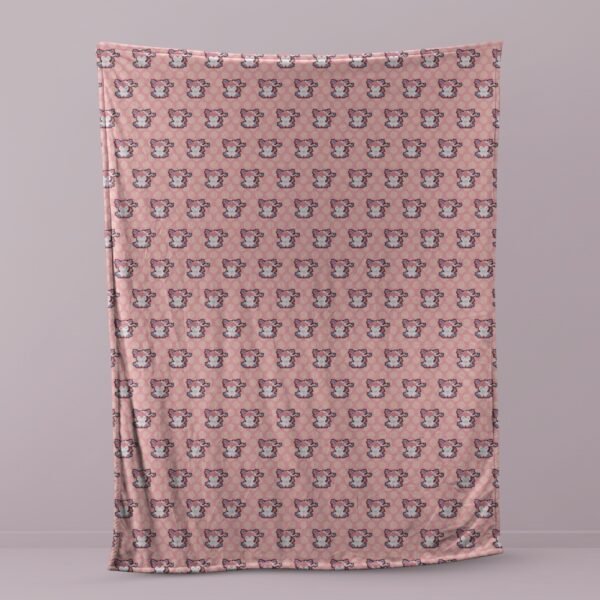 Eevee Evolution Fleece Blanket | 8-Bit Pixel Pokemon Anime Throw | Multiple Sizes