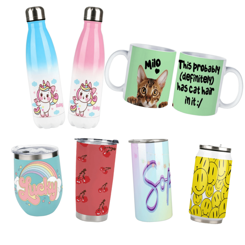 GridArt_20240629_150506725 Nightmare Before Christmas 20oz Skinny Tumbler with Straws-Various Designs