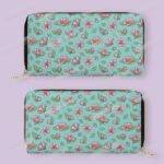 Sakura Cherry Blossoms Zipper Purse