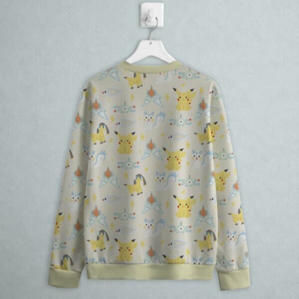 electric type Pokemon sweatshirt unisex all-over print S to 6XL inclusive sizing