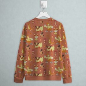 fire type Pokemon sweatshirt unisex all-over print S to 6XL inclusive sizing