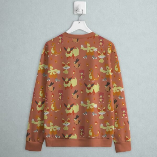 fire type Pokemon sweatshirt unisex all-over print S to 6XL inclusive sizing