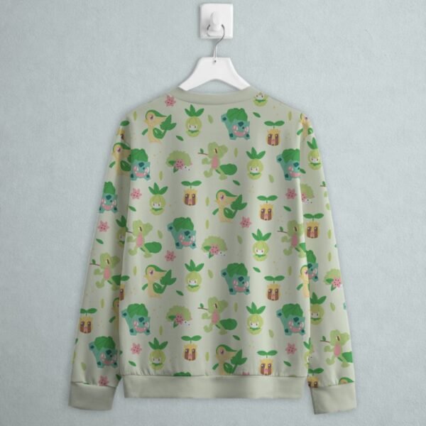 grass type Pokemon sweatshirt unisex all-over print S to 6XL inclusive sizing