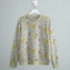 electric type Pokemon sweatshirt all-over pattern Pikachu Pachirisu Rotom Magnemite