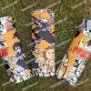 bleach1b Bleach-Ichigo,Rukia and Kon 20oz Skinny Tumbler with Straws
