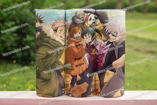 Jujutsu Kaisen 20oz Skinny Tumbler with Straws-Various Designs