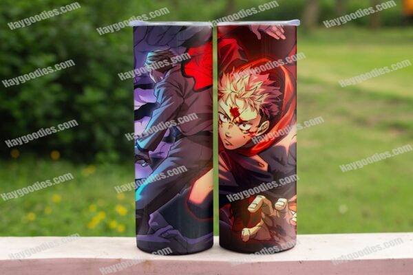 Jujutsu Kaisen 20oz Skinny Tumbler with Straws-Various Designs