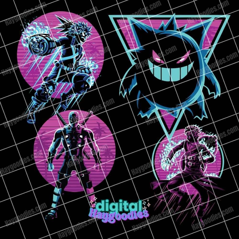 Mix Neon Bundle Digital Download