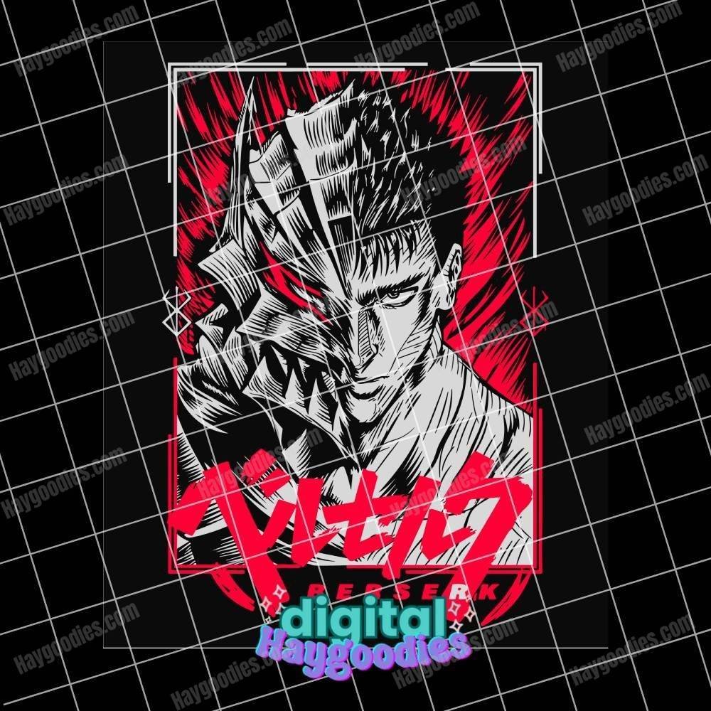 Guts - Berserk Anime Digital Download