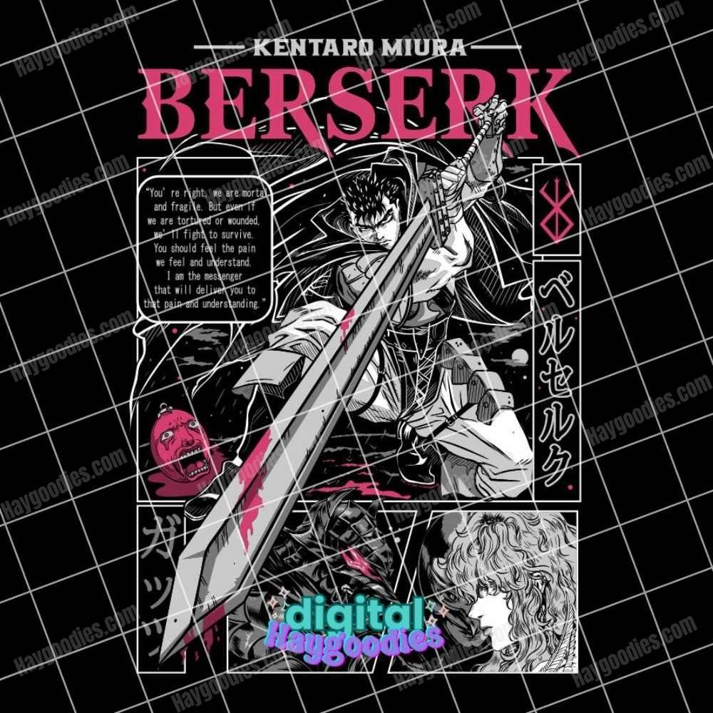 Guts - Berserk Anime Digital Download