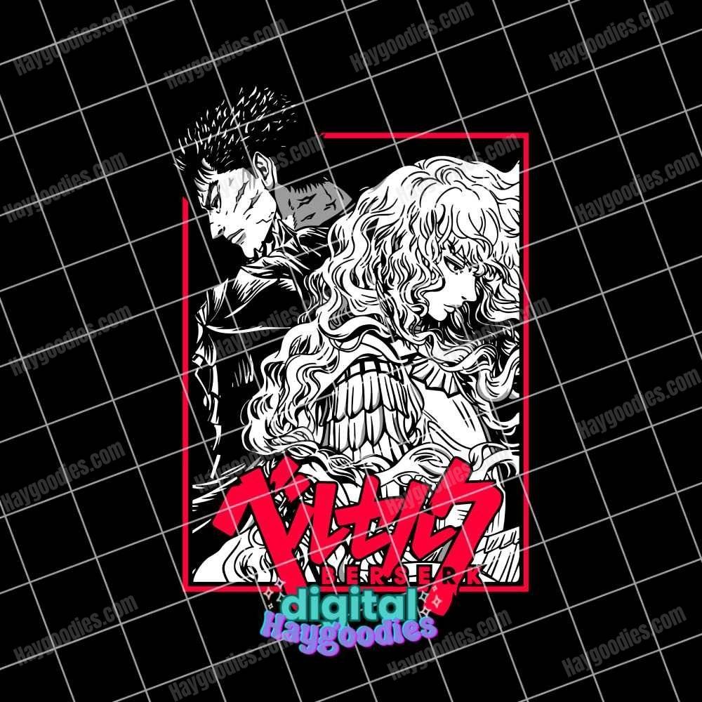 Guts and Griffith-Berserk Anime Digital Download