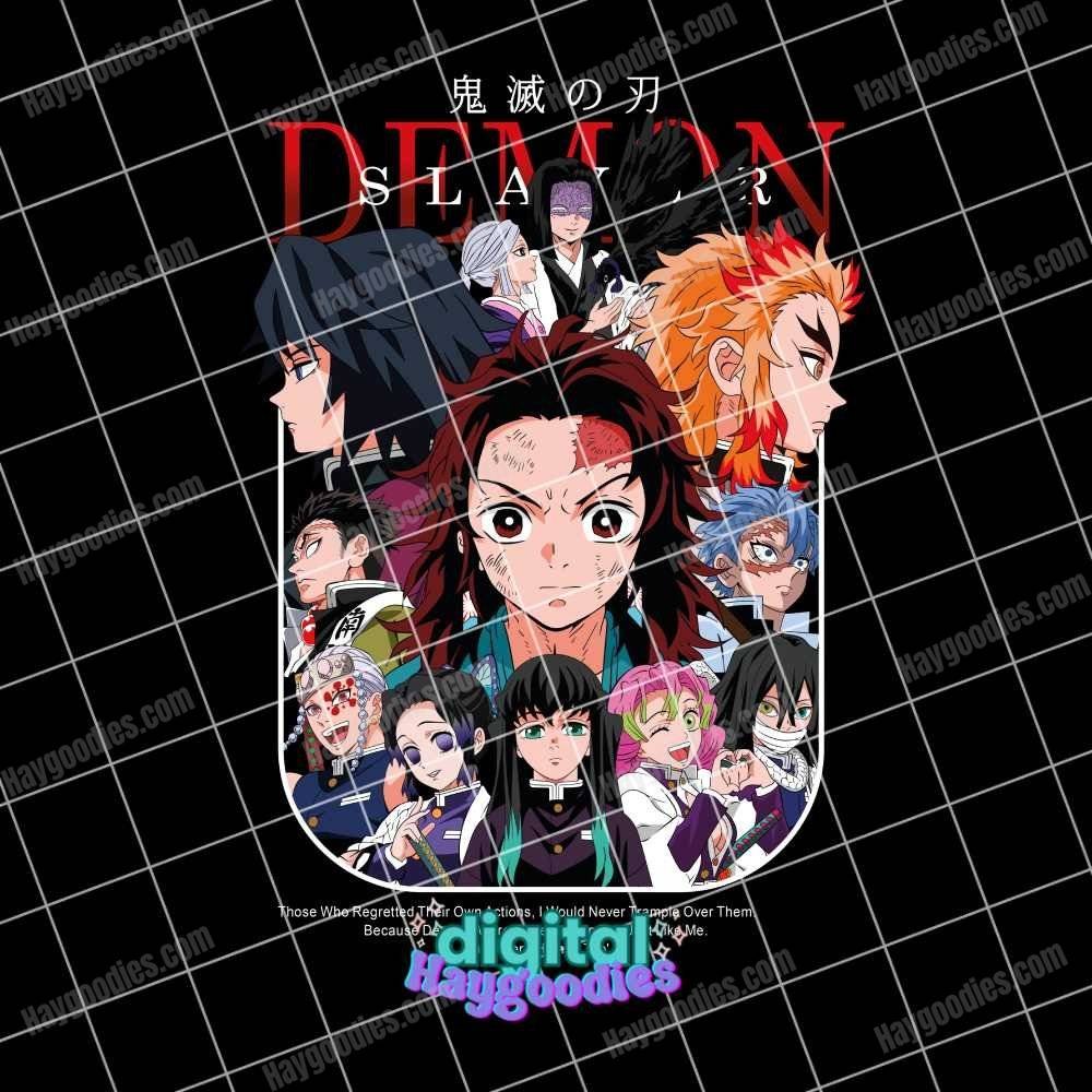 Demon Slayer Characters Anime Digital Download