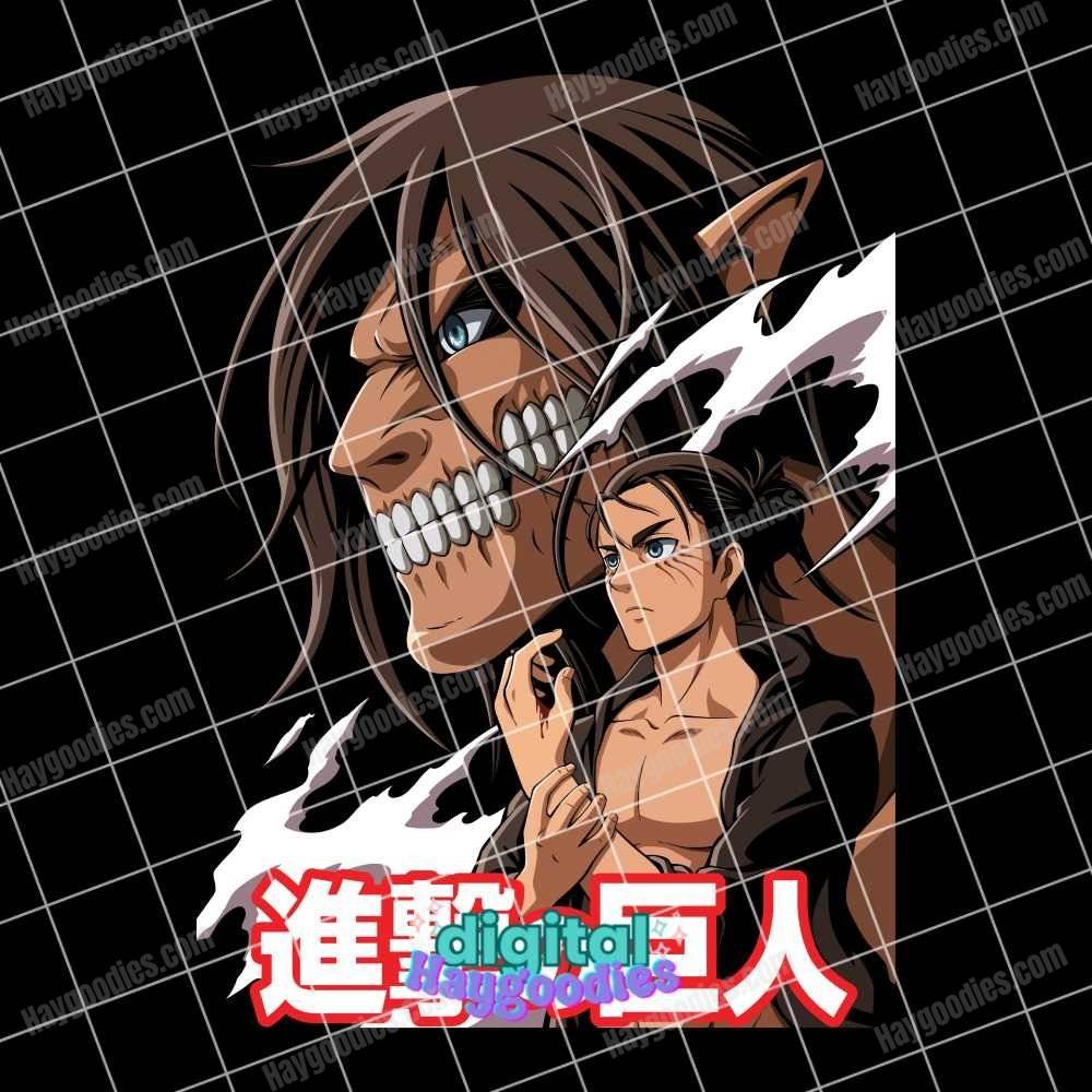 Eren Yeagar-Attack Titan Anime Digital Download