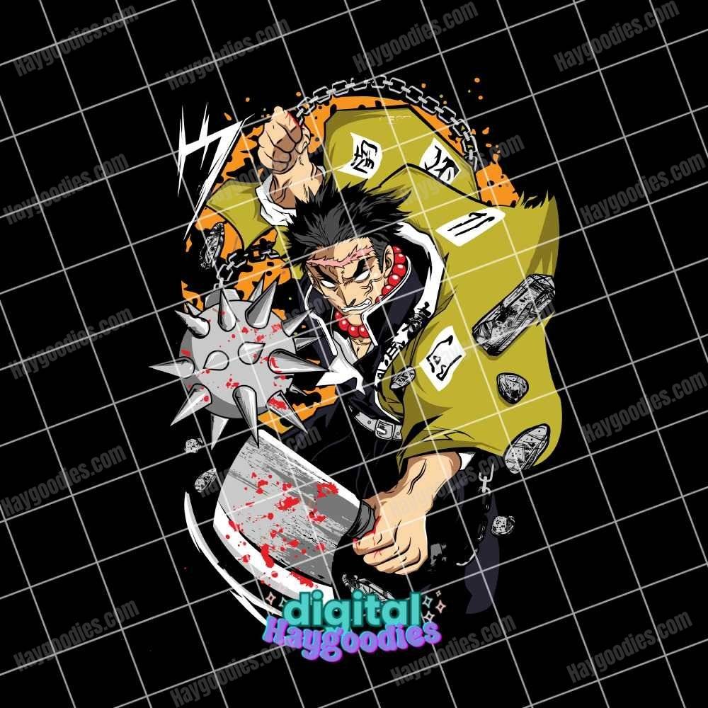 Gyomei Himejima - Demon Slayer Anime Digital Download
