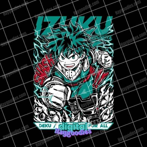 Midoriya Izuku Deku - My Hero Academia Anime Digital Download