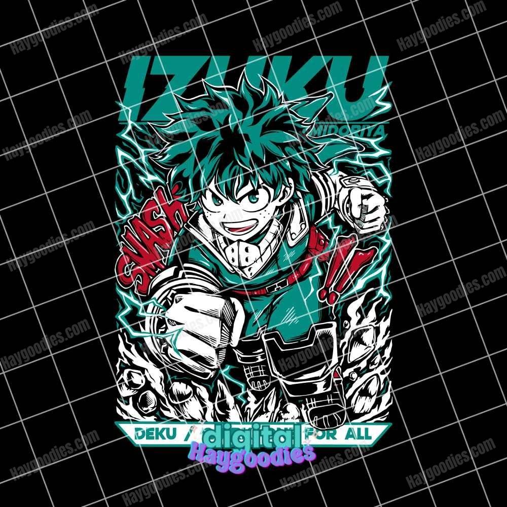 Midoriya Izuku Deku - My Hero Academia Anime Digital Download