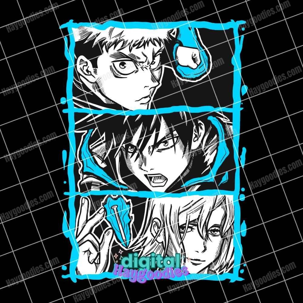 Yuji, Megumi, Nobara - Jujutsu Kaisen Anime Digital Download
