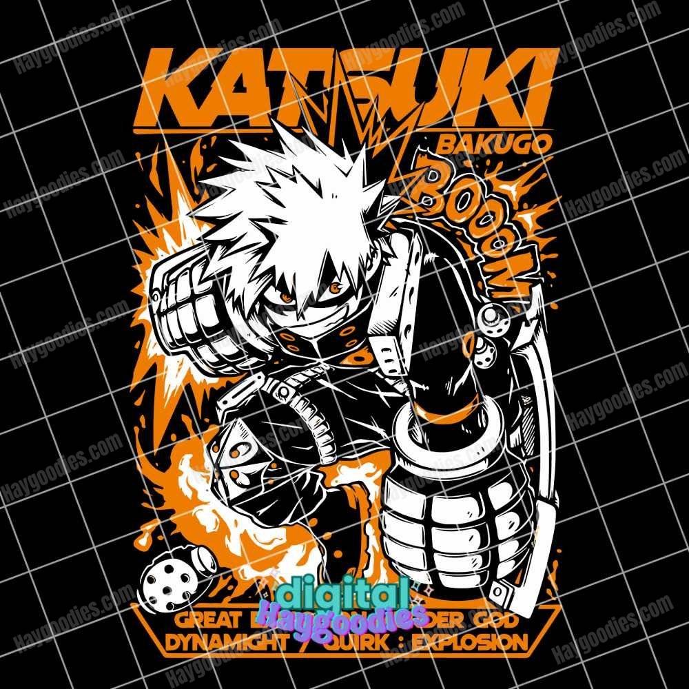 Bakugo Katsuki - My Hero Academia Anime Digital Download