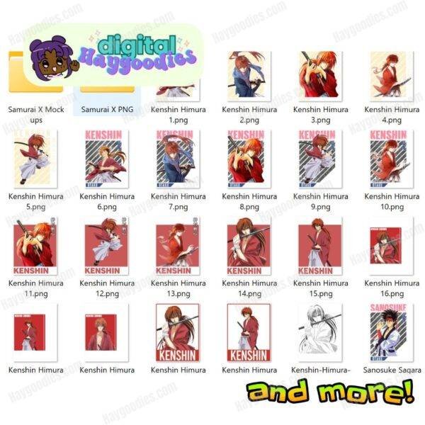 Rurounin Kenshin Anime Bundle Digital Download