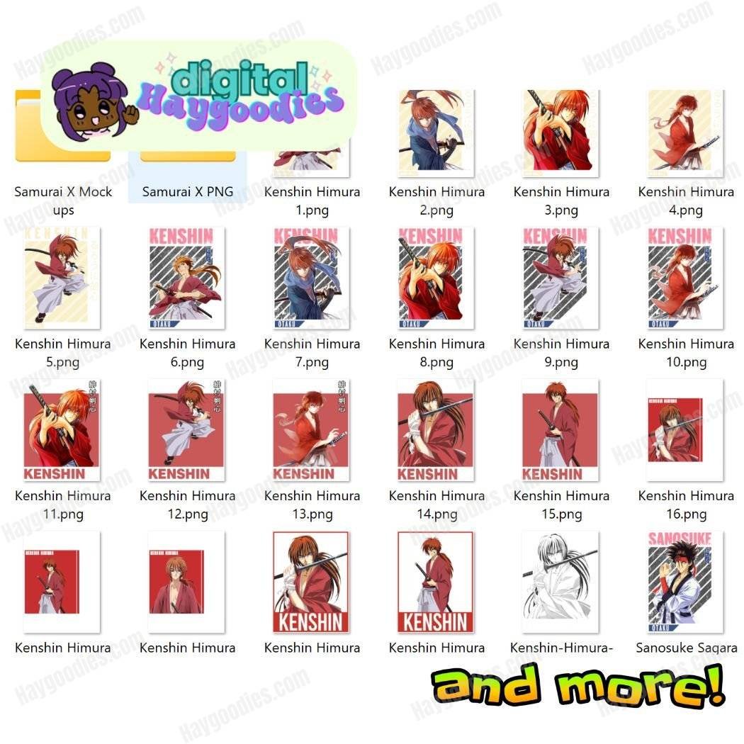 Rurounin Kenshin Anime Bundle Digital Download