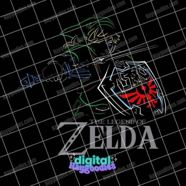 Link - Legend of Zelda Lineart Digital Download