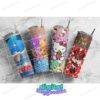 Mix Cartoons 20oz Tumbler Wrap Set Digital Download
