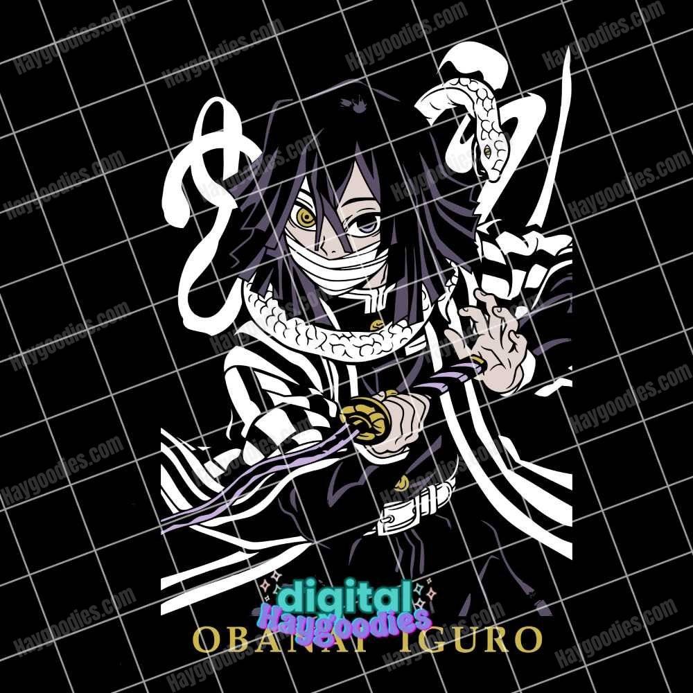 Obanai Iguro - Demon Slayer Anime Digital Download