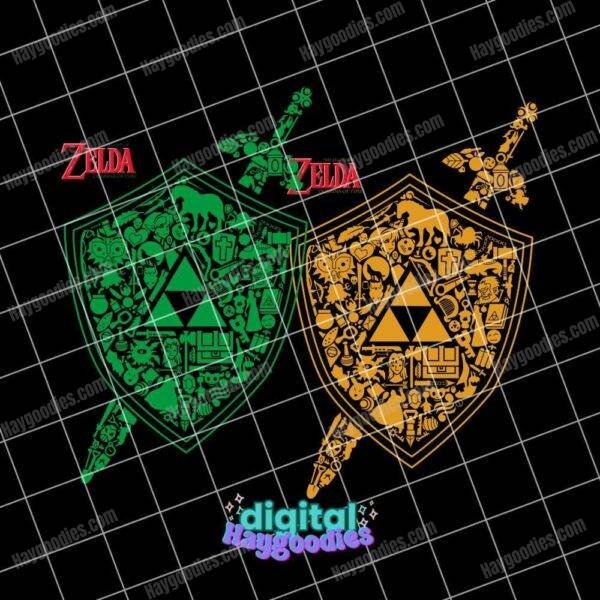 Shields-Legend of Zelda Digital Download