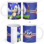 Sonic the Hedgehog Mug Wrap Digital Download