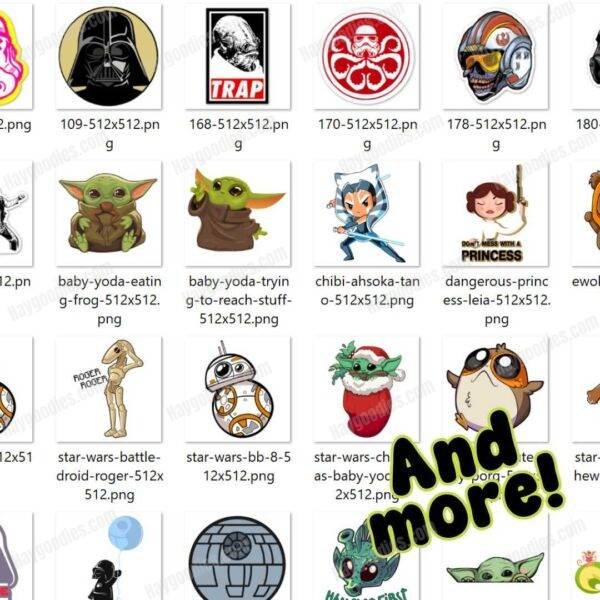 All Sticker Bundle-61 Different Folders! Digital Download