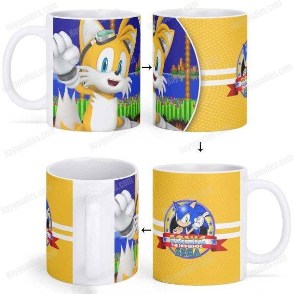 Tails Mug Wrap Digital Download