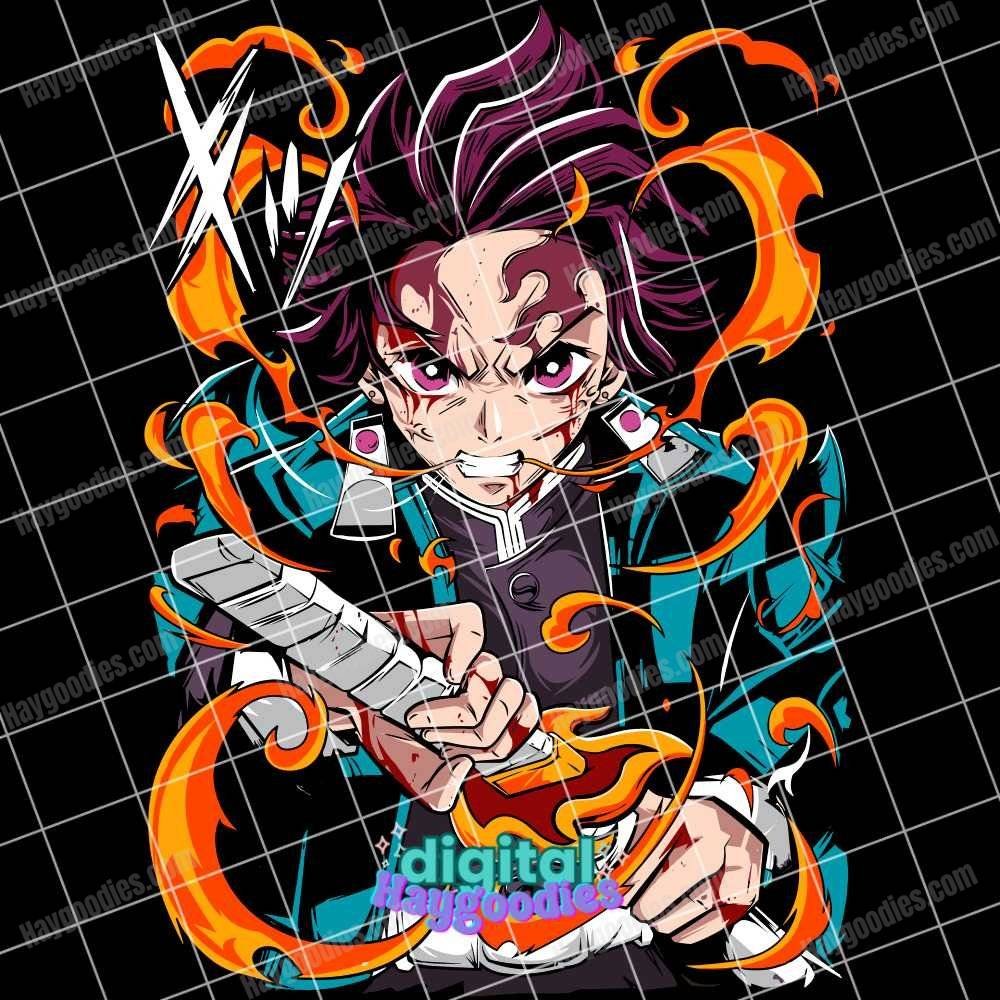 Tanjiro Kamado - Demon Slayer Anime Digital Download
