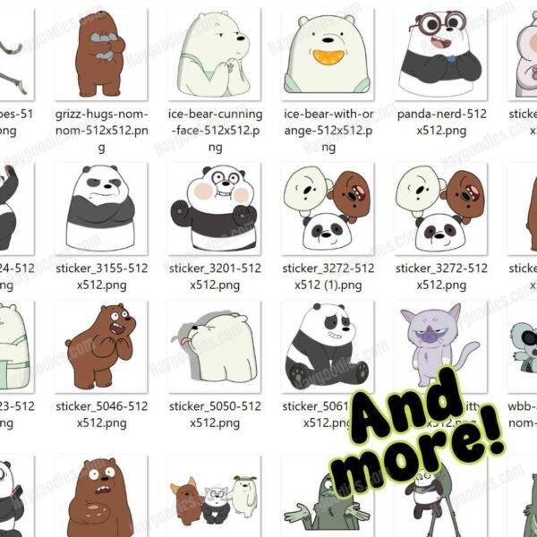 All Sticker Bundle-61 Different Folders! Digital Download
