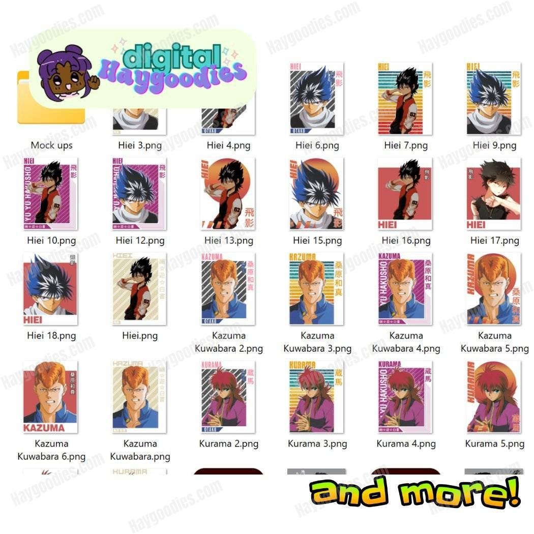 Yu Yu Hakusho Anime Bundle Digital Download