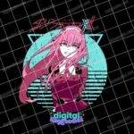 Zero Two - Darling in the Franxx Anime Digital Download