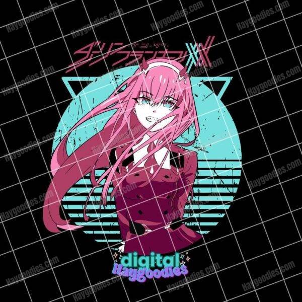 Zero Two - Darling in the Franxx Anime Digital Download