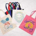 Custom Cotton Tote Bag | Personalized 100% Canvas Bag USA | Free Shipping