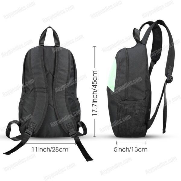 Custom Print Casual Backpack | Personalized Nylon School Bag USA | Your Design