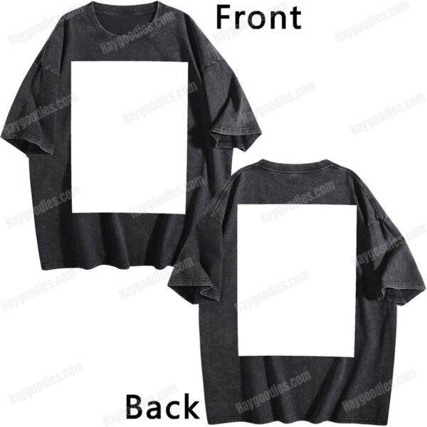 8020c10694b1906d41a21cee007a5b89 Customisable Vintage Wash Tee – Front & Back Print | 100% Cotton | Ships from USA