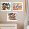 8fd96062df3f71173cf6cf64d10d47f4 Set of 3 Personalized 10"x8" Art Prints