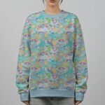 care bears pattern sweatshirt