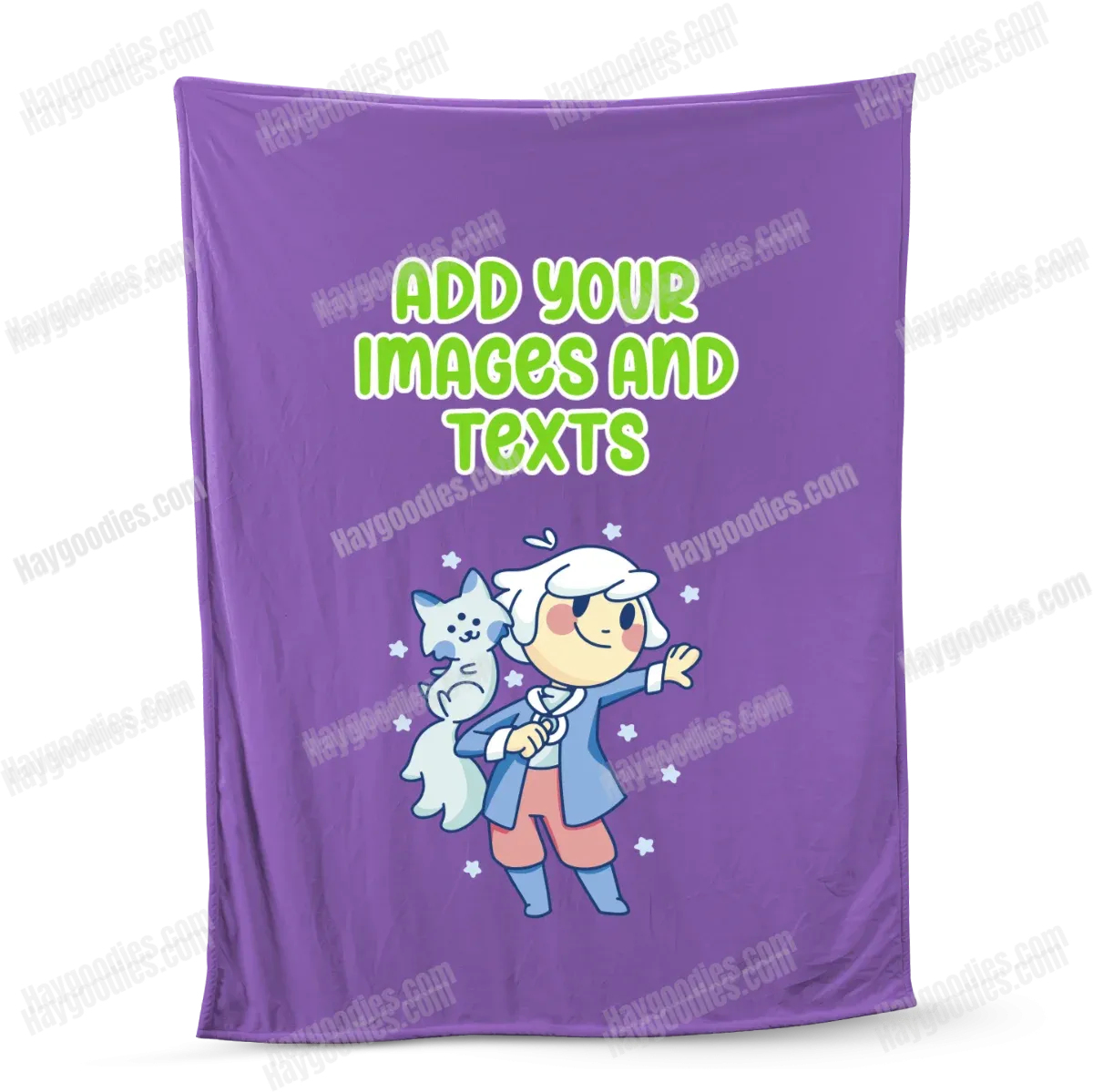 Custom Fleece Blanket | Personalized Soft Flannel Throw | Design Your Own