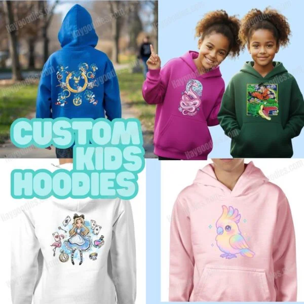 Custom Kids Hoodie – Personalized Hoodie for Boys & Girls | Soft, Warm & Made in the USA
