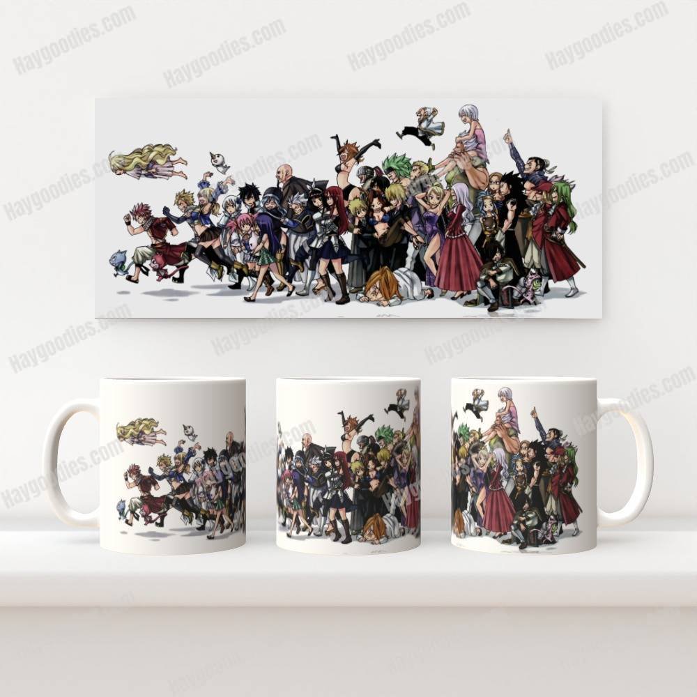 fairytailcast Fairy Tail Anime Mug 11oz - Various Designs | Buy 2 for .99