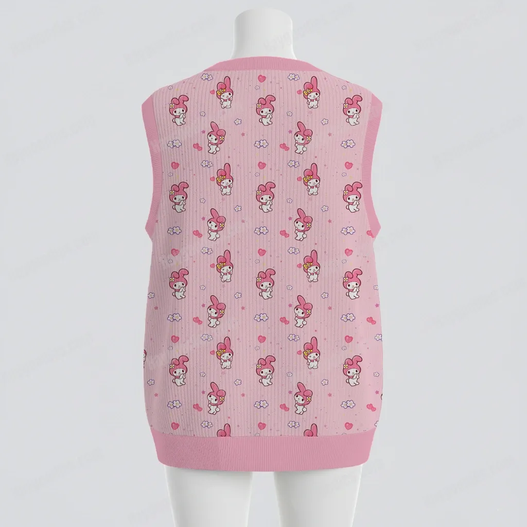 My Melody Knit Sweater Vest – Unisex Fit (S–6XL)